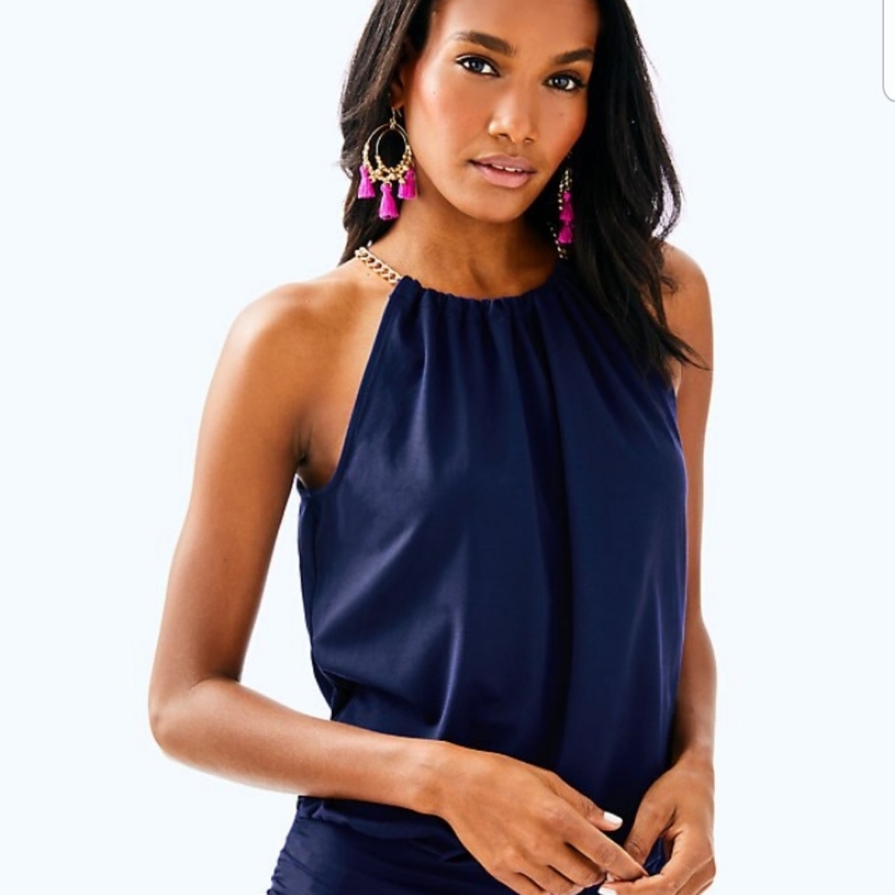 - Lilly Pulitzer chain collar top